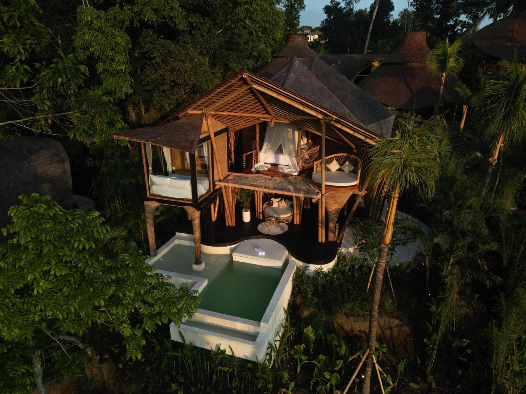 Bambootel Sawah View Ubud Exterior foto