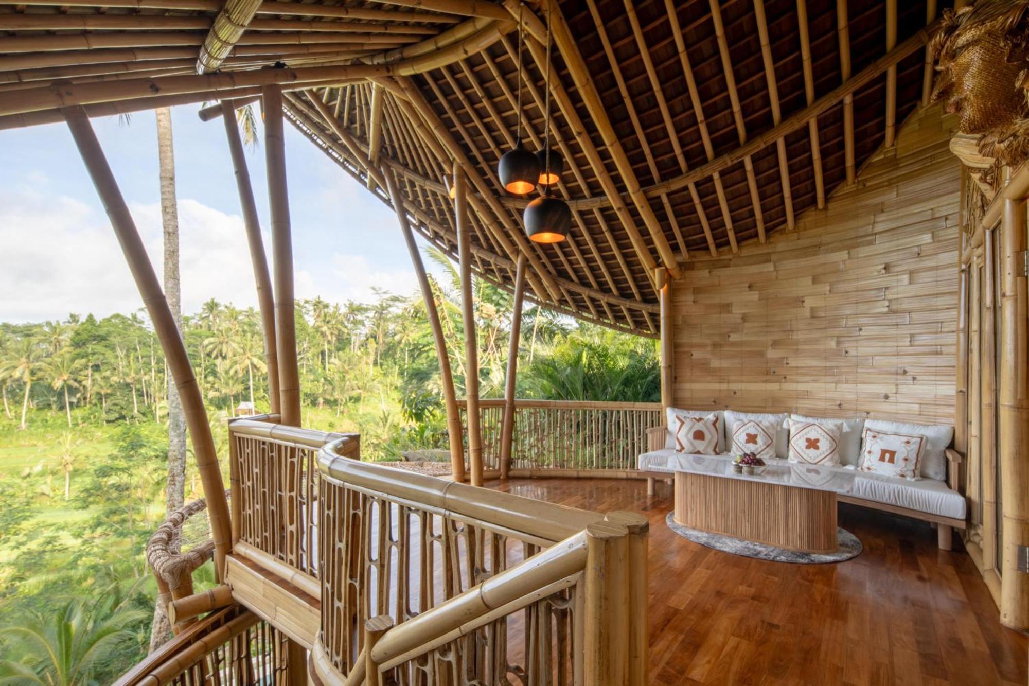 Bambootel Sawah View Ubud Exterior foto