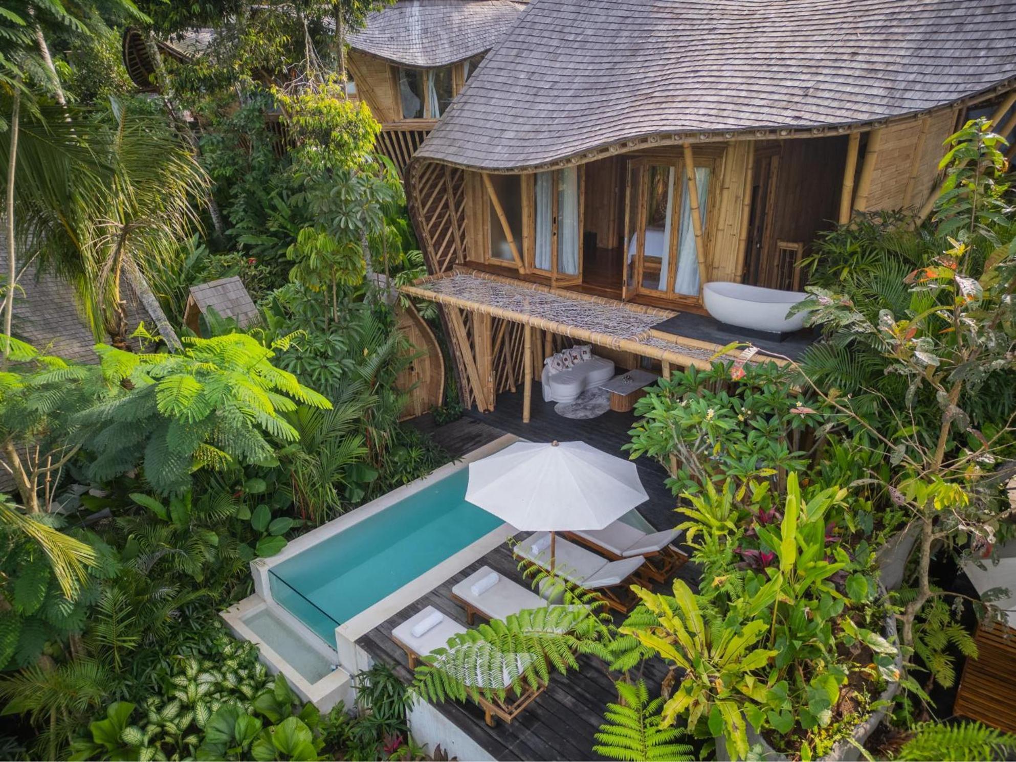 Bambootel Sawah View Ubud Exterior foto