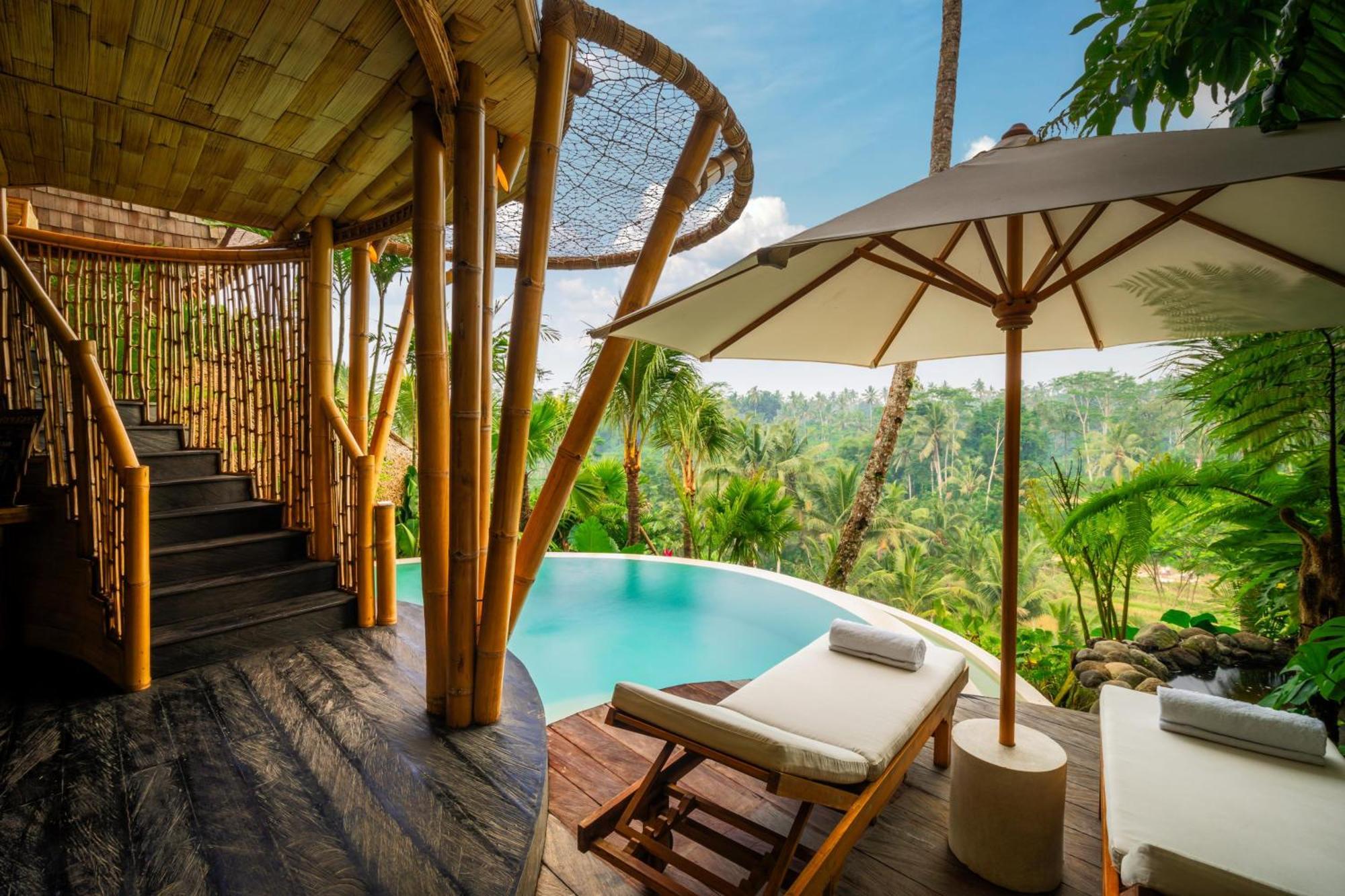 Bambootel Sawah View Ubud Exterior foto